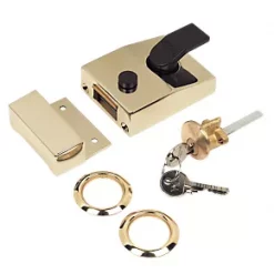 Yale 89 Night Latch Brass 60mm Backset